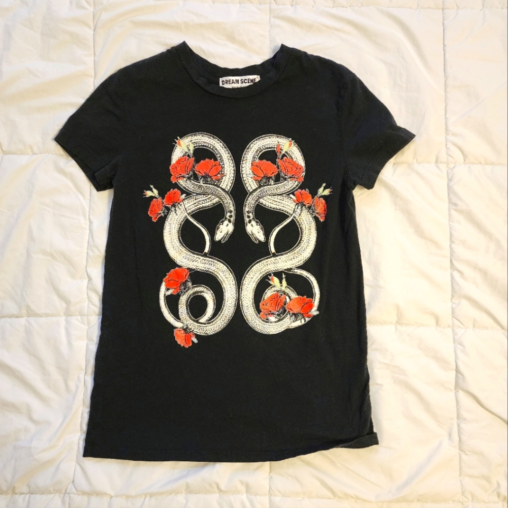 Snake Charmer Graphic baby Tee, sz XXS